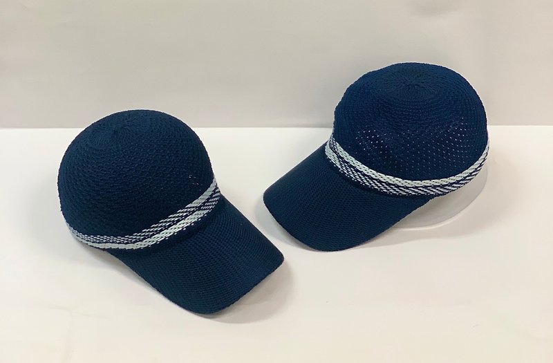 HEYHAT Vibrant Pattern Weave-Sports Cap Baseball Cap-Dark Blue - หมวก - เส้นใยสังเคราะห์ หลากหลายสี