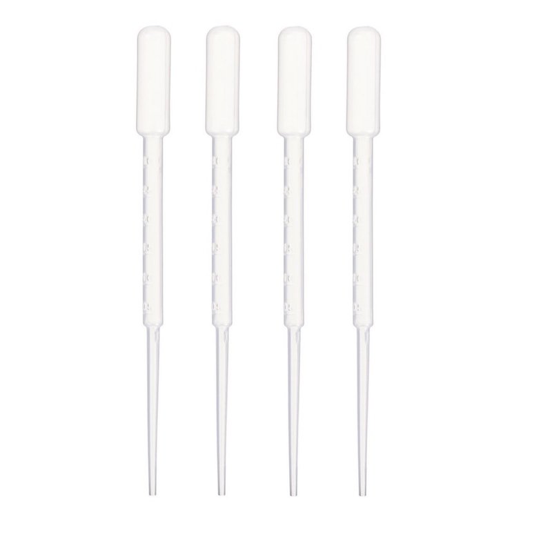 3ml dropper for cleaning - 4 pieces - Fragrances - Plastic 