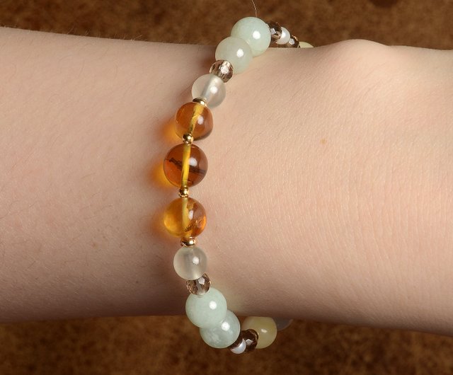 Amber shop jade bracelet