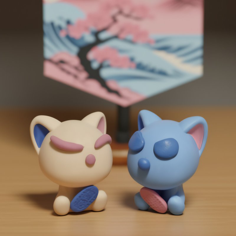 [ENGI CAT] Wish Ornament 0807-0813 - ของวางตกแต่ง - วัสดุอีโค สึชมพู