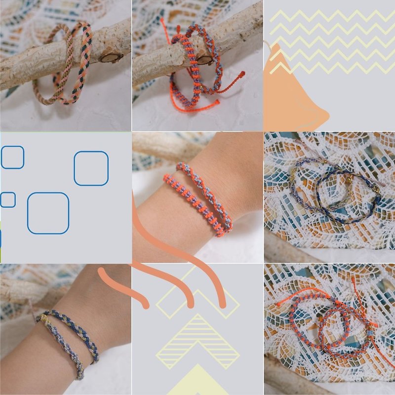 == weaven bracelet== 【nouveau jie】 - Bracelets - Wax 