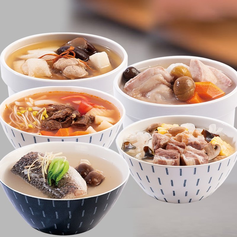 【免運組】即食燉湯【照料理】熱銷10入組-從湯品補充營養 - 料理包/調理包 - 其他材質 白色