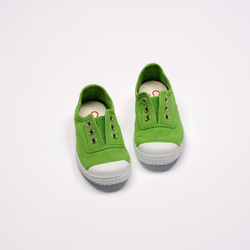 西班牙國民帆布鞋 CIENTA 70997 08 綠色 經典布料 童鞋 - 童裝鞋 - 棉．麻 綠色