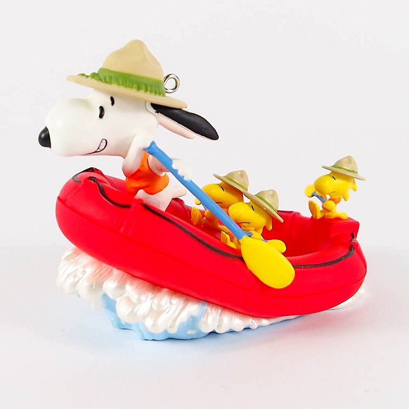 Snoopy & Woodstock吊飾-探險去【Hallmark-Peanuts史努比 吊飾】 - 公仔模型 - 其他材質 紅色
