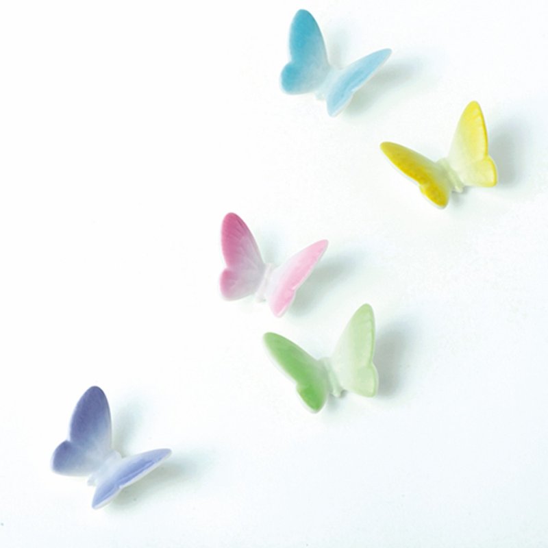 Butterfly 箸置き 5個セット - 箸・箸置き - 磁器 多色