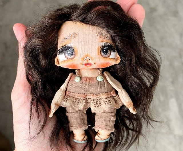 肖像人形小さな布人形キーホルダーパーソナライズされたギフト