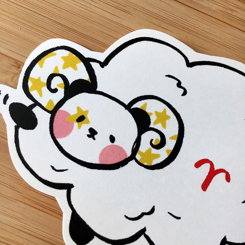 Bear with the stars sticker VOL.1 - Stickers - Paper Multicolor