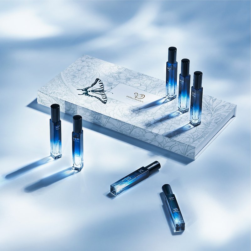 Earth Series Perfume Gift Box - Perfumes & Balms - Glass Blue