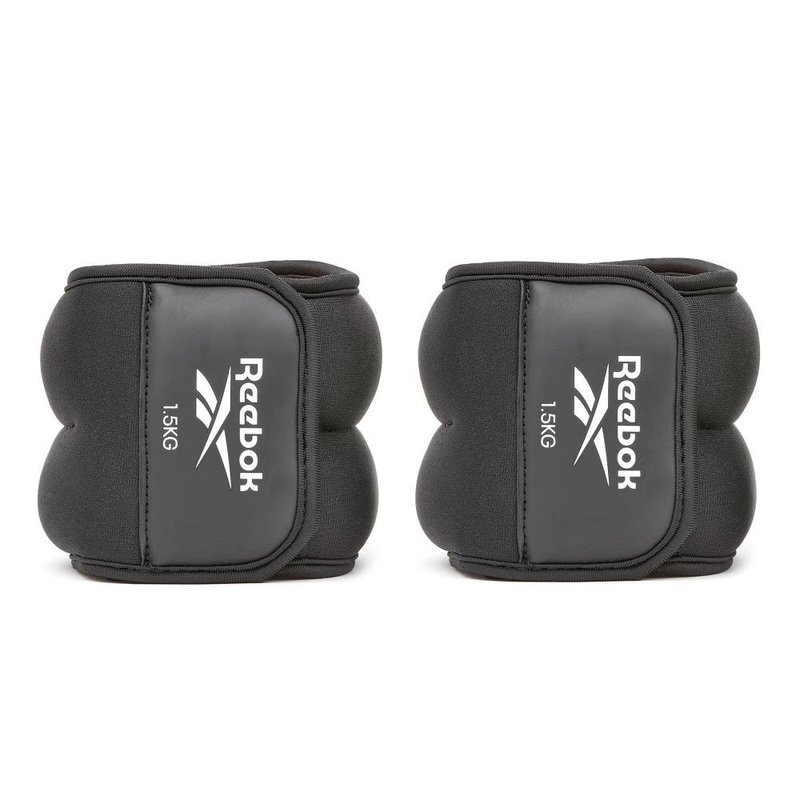 【Reebok】Ankle Weights 腳踝負重環 - 1.5kg (2入組) - 運動/健身器材 - 其他材質 黑色