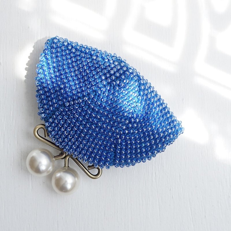 Ba-ba handmade Beads crochet pouch No.1690
