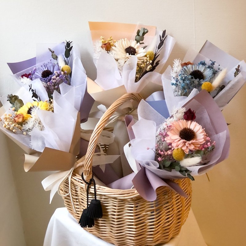 Youth With You Sunflower Dry Bouquet I Graduation Season I Valentine's Day I Mother's Day I - Dried Flowers & Bouquets - Plants & Flowers 