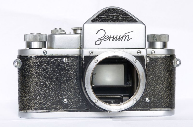 Zenit 1 I USSR 35mm SLR film camera KMZ M39 mount body - 相機/拍立得/底片相機 - 其他材質 銀色