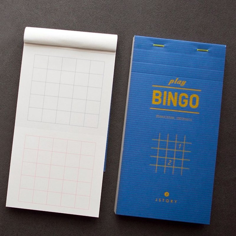 Knocking -JStory Wenqing adults stationery - can be torn paper paper - bingo game grid, JST32314 - กระดาษโน้ต - กระดาษ สีน้ำเงิน