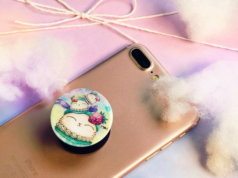 Airbag Holder | Cell Phone Holder - Dessert Cat Series - 3 styles to choose from - ที่ตั้งมือถือ - พลาสติก 