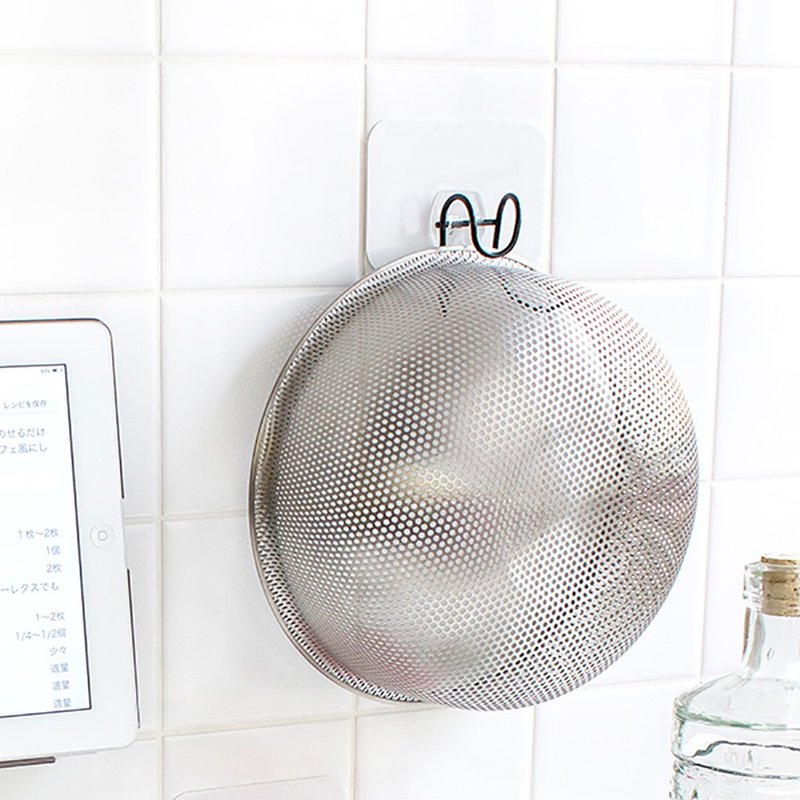 多功能掛架  Otel Magic Sticky Hook Utility Holder ユーティリティホルダー 素面無印貼片 - 衛浴用品/浴室收納 - 塑膠 白色