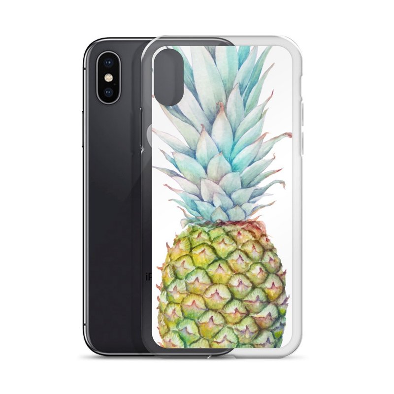【鳳梨】水彩畫手機殼 旺來好運  iPhone全型號 Samsung Galaxy - 手機殼/手機套 - 塑膠 