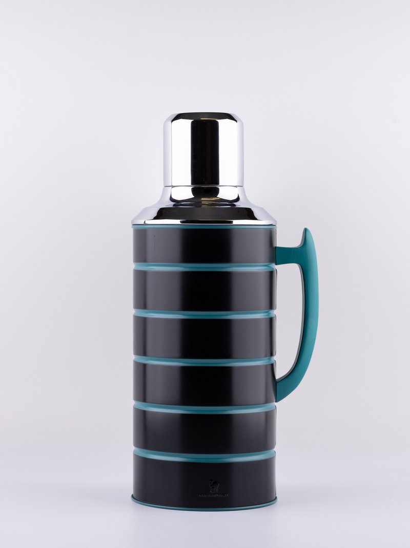 駱駝牌 1.5L 玻璃膽真空保溫壺糖果色壺身-黑 412JB - 保溫瓶/保溫杯 - 其他材質 黑色