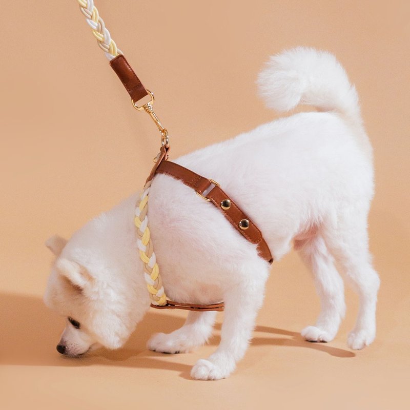 【Pawlaneta】SO:L caramel braided harness - Other - Other Materials 