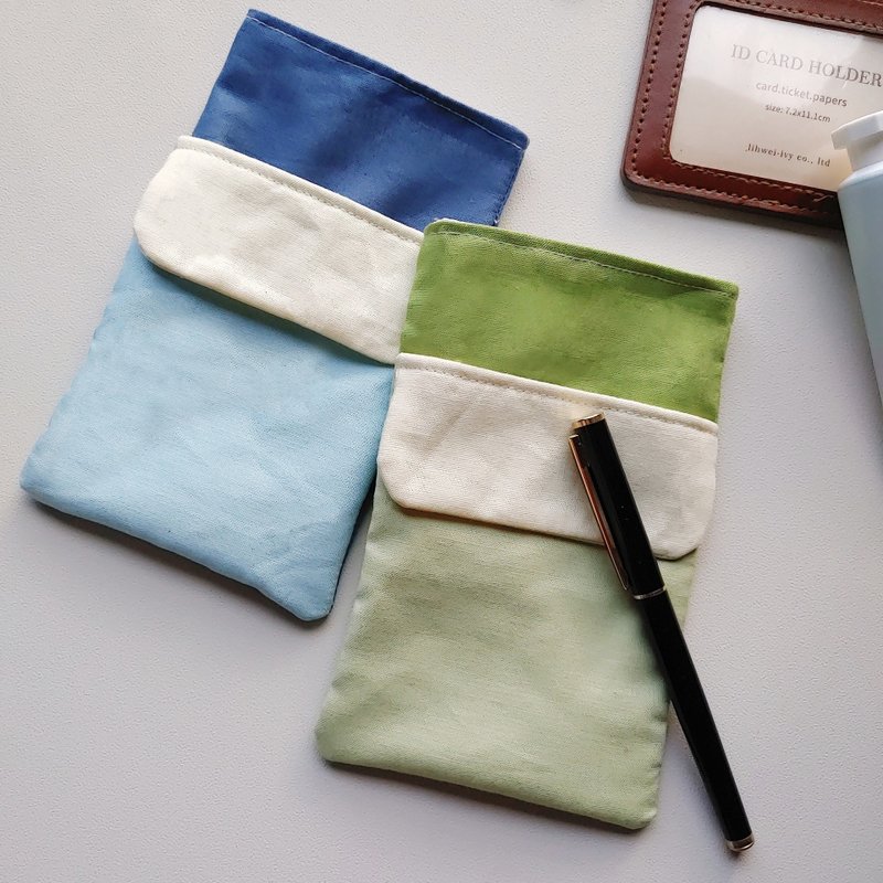 Hand-sewn-waterproof lined nurse/physician double-layer pencil case-color version - Pencil Cases - Cotton & Hemp Multicolor