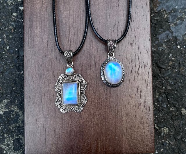 Hippie stone necklace discount