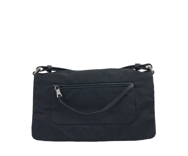 日本直送 名牌中古包 】PRADA プラダ トライアングルロゴ ナイロン