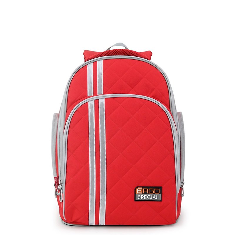 Tiger Family Rainbow Ultra Lightweight Ridge Bag + Stationery Bag + Pencil Case - Red (Grade 3~6) - อื่นๆ - วัสดุอื่นๆ สีแดง