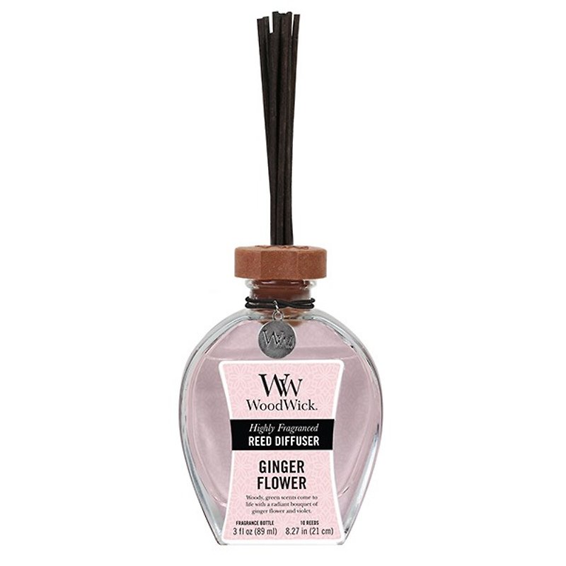 [VIVAWANG] 3oz. Reed diffuser fragrance (pink ginger flower). Natural plant extracts essential oils, classic floral, aromatic deodorant, air freshener, the United States imports. - น้ำหอม - วัสดุอื่นๆ 