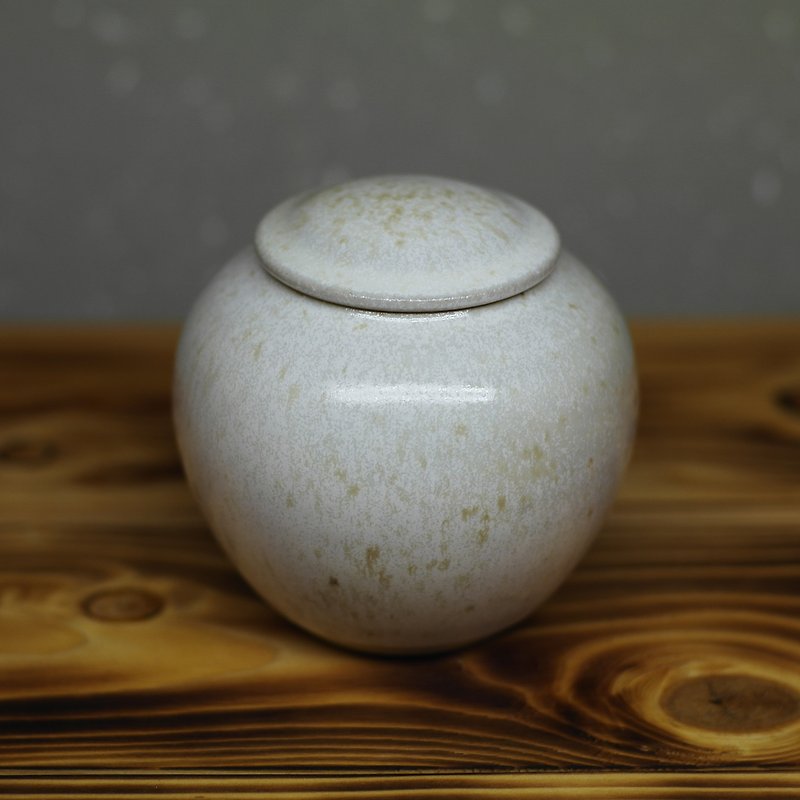 瓮-shaped snow white tea warehouse hand made pottery tea props - ถ้วย - ดินเผา 
