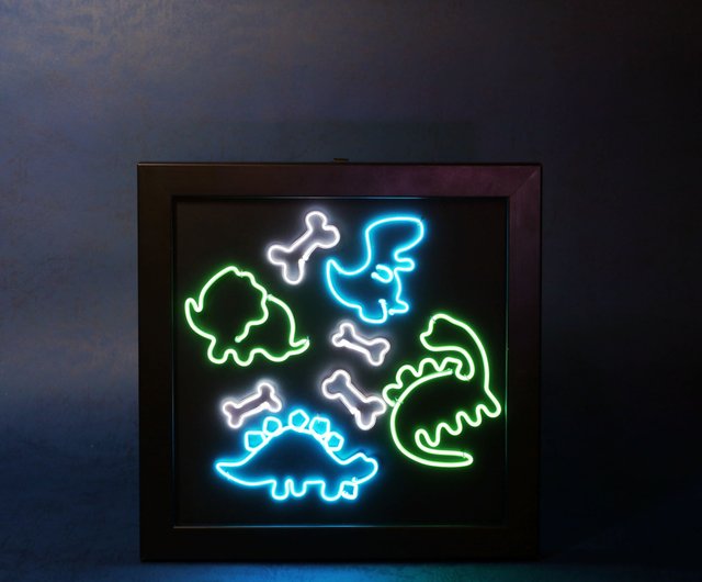 Neon Glow Painting for Kids