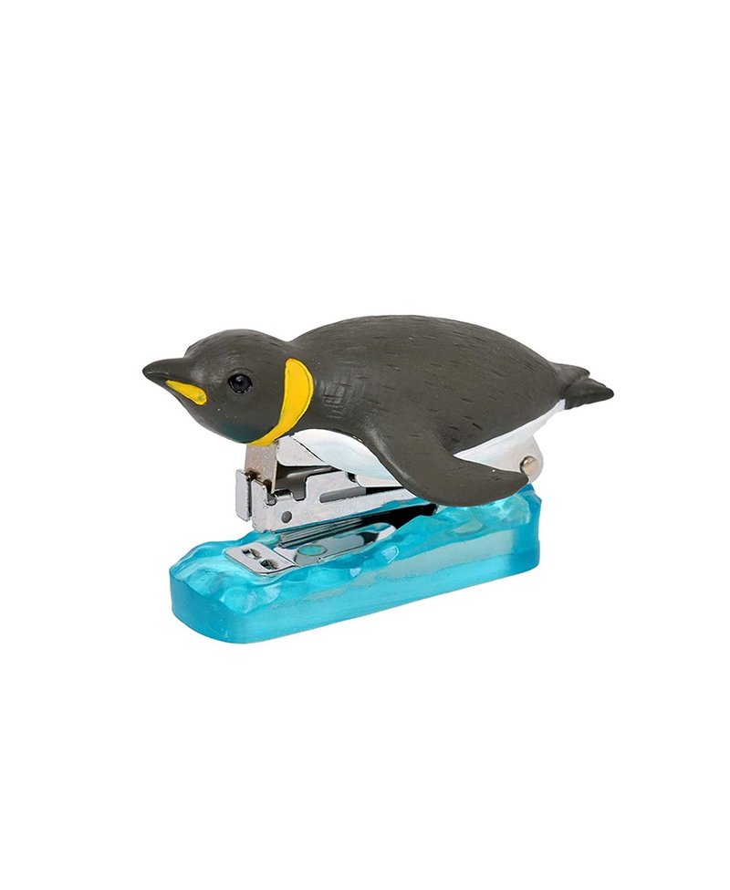 Japan Magnets marine life modeling 10 gauge small stapler (penguin model) - โคมไฟ - เรซิน สีดำ