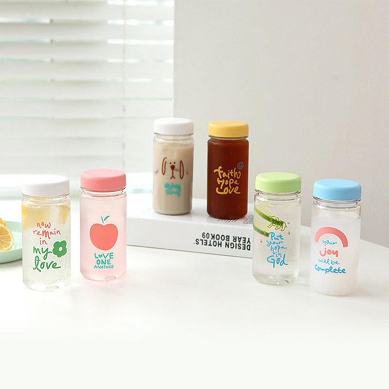 Gracebell pastel cold bottle series PASTEL BOTTLE 350ml (6 styles in total) - กระติกน้ำ - พลาสติก 