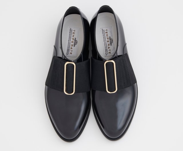 BAKER (BLACK) PVC OXFORD SHOES レインシューズtemperate