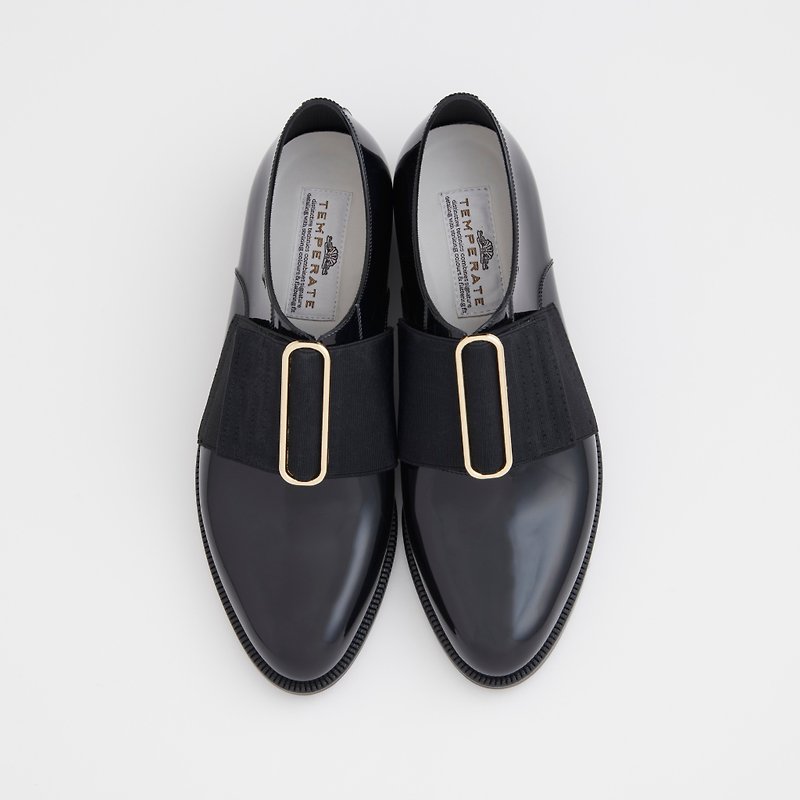 BAKER (BLACK)  PVC OXFORD SHOES レインシューズ - 雨靴/防水鞋 - 防水材質 黑色