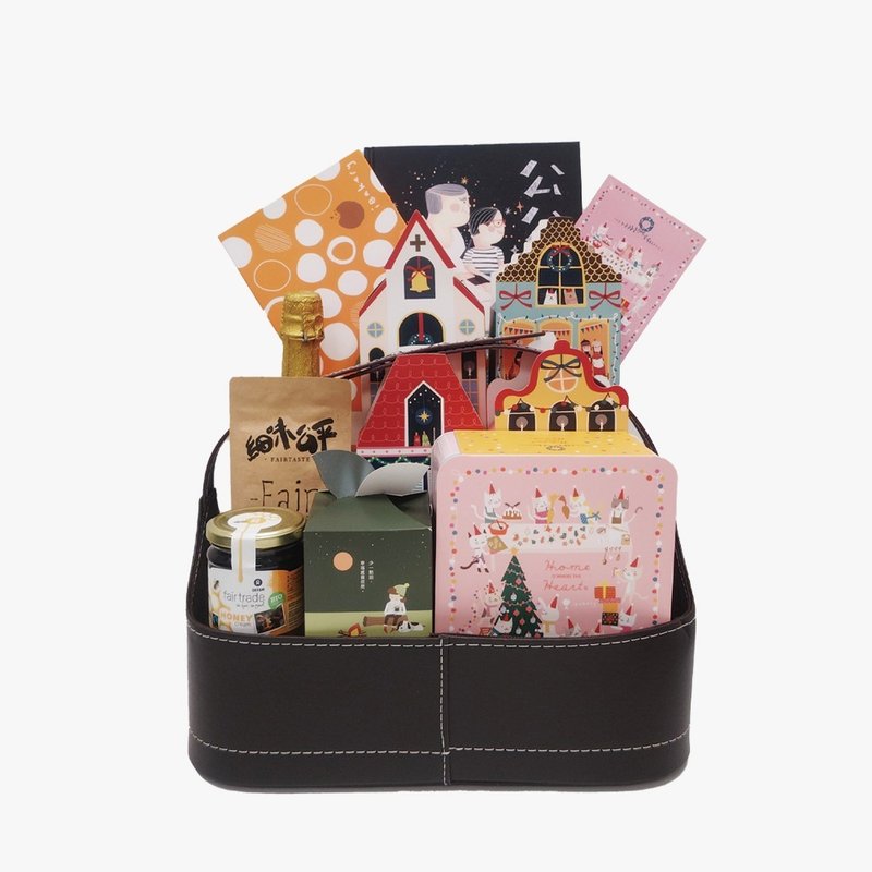 【Christmas Gift】Christmas Hamper 980 | Made in HK Social Enterprise Gift - Handmade Cookies - Fresh Ingredients Multicolor