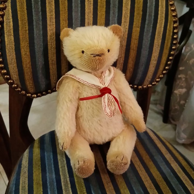 Artist teddy bear, Polar bear sailor, Stuffed animal - 公仔/玩偶 - 其他材質 