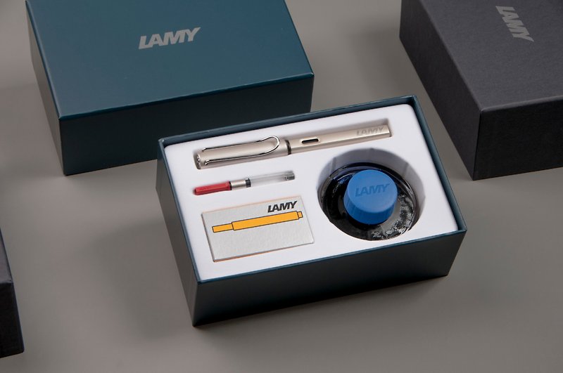 LAMY Global Limited Edition Pen + Ink Gift Box/Lx Luxury Series-Colorful - ปากกาหมึกซึม - อลูมิเนียมอัลลอยด์ หลากหลายสี