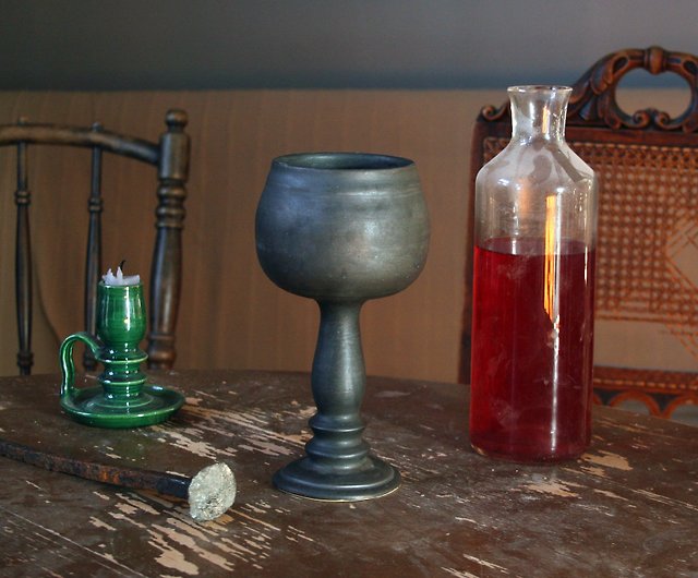 聖杯セラミックゴブレット陶器中世の儀式の杯ハロウィーンのバーウェア