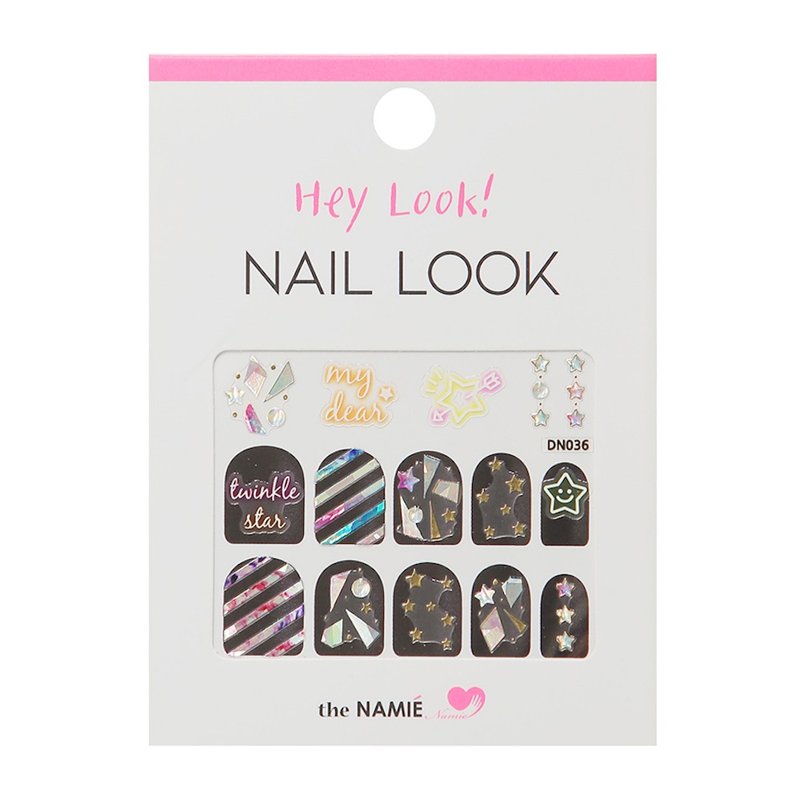 【DIY Nail Art】Hey Look Nail Art Decorative Art Sticker Stars - ยาทาเล็บ - กระดาษ สีทอง