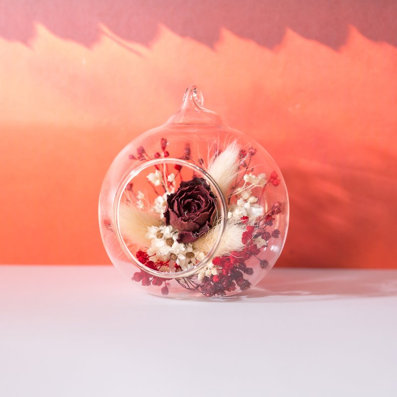 Microcosmic Dry Flower-Red Series - Dried Flowers & Bouquets - Glass Red
