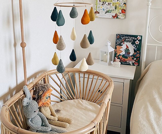 Baby room decor Rain drops- gift for newborn- minimalist decor ...