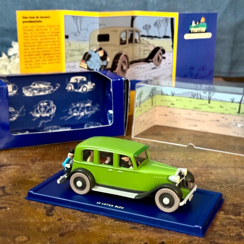 50732-珍藏法國 丁丁歷險記 LE LOTUS BLEU藍蓮花系列 經典模型 - 公仔/玩偶 - 其他材質 