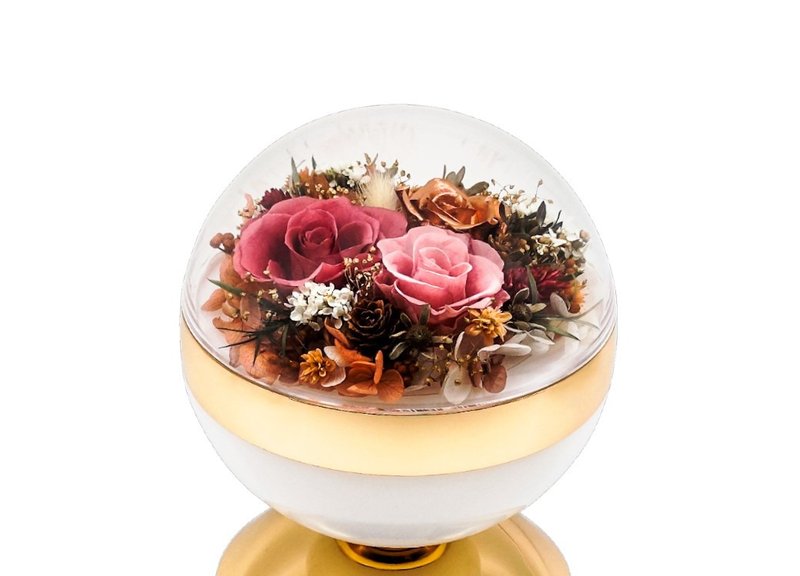 花樣時光圓舞燈 - 玫瑰金 - 燈具/燈飾 - 植物．花 粉紅色