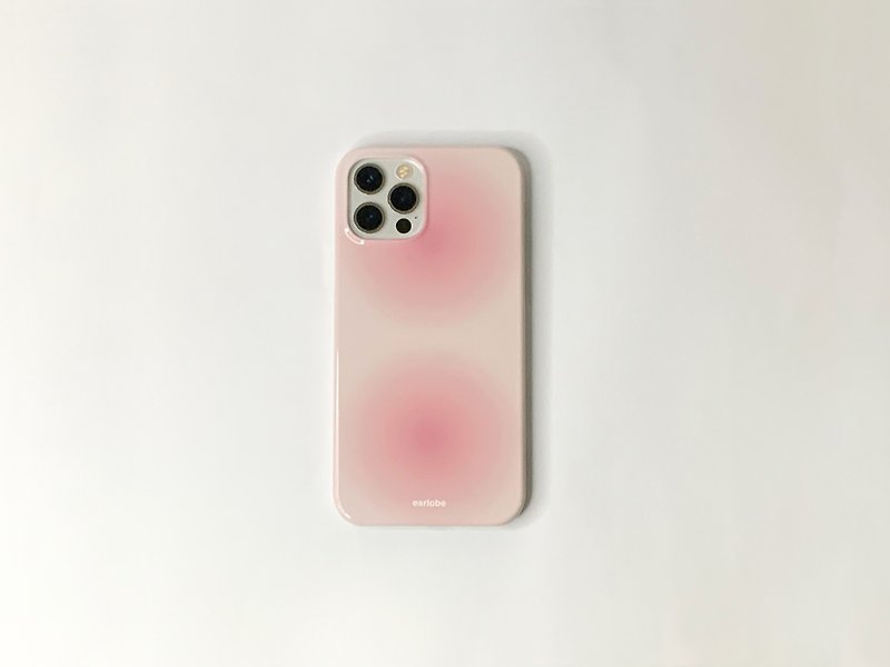 粉色漸變光澤硬殼 - 手機殼/手機套 - 塑膠 粉紅色