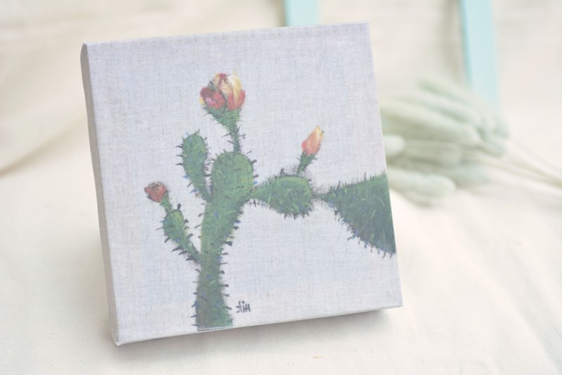 [Hand-painted frameless painting] Cactus (small) - Posters - Other Materials 