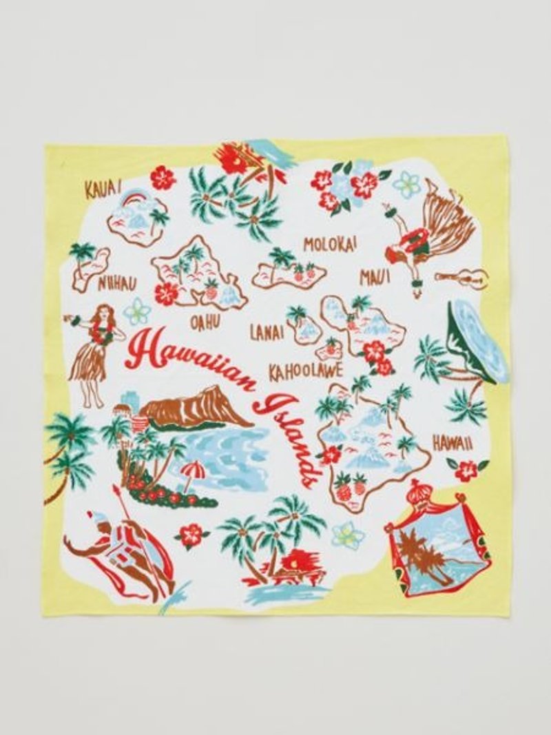 Pre-order Hawaiian Island Towel Two Colors - Other - Cotton & Hemp Multicolor