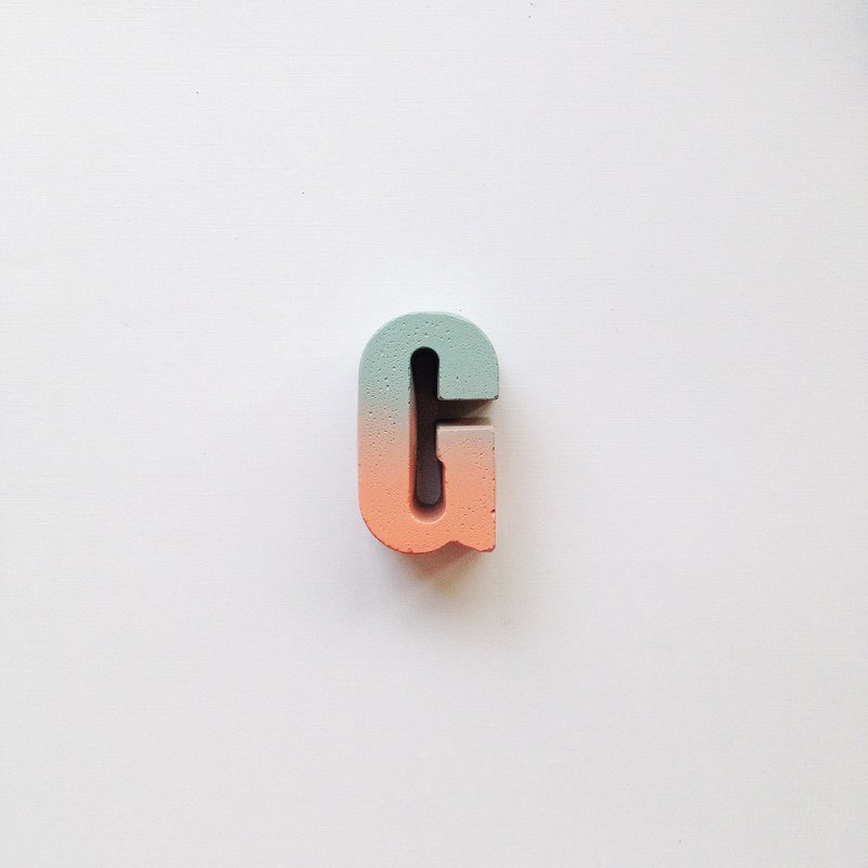 混凝土文字磚(漸層/微光) - Concrete Bricks - 擺飾/家飾品 - 水泥 
