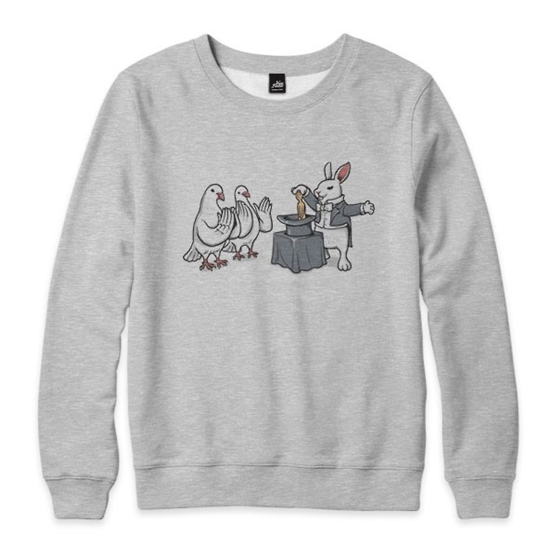 Bunny's Revenge - dark gray Linen- neutral version University T - Men's T-Shirts & Tops - Cotton & Hemp Gray