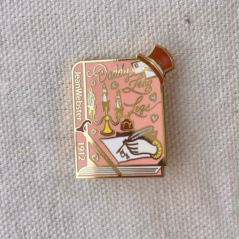 Daddy Long Legs enamel pin - Badges & Pins - Other Materials Pink