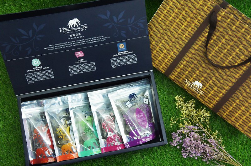 [Year of the Year] Kenya Garden - Williamson Tea Stereo Tea Bag Gift Box - Tea - Fresh Ingredients Multicolor