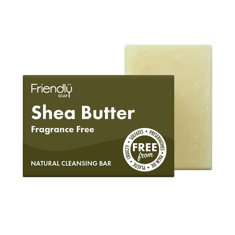 【FRIENDLY SOAP】Shea Butter Deep Moisturizing Handmade Soap (95g) - Soap - Other Materials 
